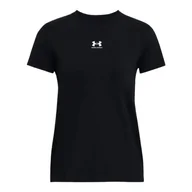 Koszulki i topy damskie - Koszulka damska Under Armour Rival Core SS Black S - miniaturka - grafika 1