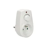 Wyłączniki światła i elektryczne - Orno Ściemniacz z gniazdem sieci 230V, 50Hz, max.280W OR-AE-13114 - miniaturka - grafika 1