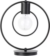 Lampy stojące - Sigma Fredo Koło lampka stołowa 1-punktowa czarna 50104 - miniaturka - grafika 1