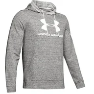 Bluzy męskie - Bluza męska Under Armour Terry Logo dresowa sportowa z kapturem kangurka-M - miniaturka - grafika 1