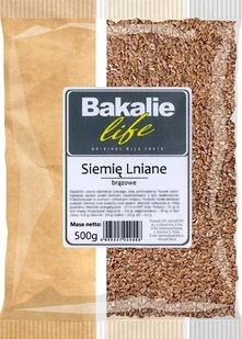 Aga Holtex X LIFE Siemię lnianie brązowe 500g - Ziarna i nasiona roślin strączkowych - miniaturka - grafika 1
