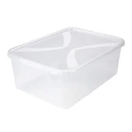 Pojemniki na przyprawy - Rotho Pojemnik Rotho Arco 10 l na buty 36x26x13 cm transparentny - miniaturka - grafika 1