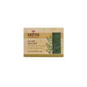 Mydła - Sattva Sattva, Ayurveda, mydło, drzewo herbaciane, 125 g - miniaturka - grafika 1