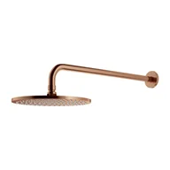 Deszczownice - Omnires Slimline Deszczownica 25 cm z ramieniem miedź szczotkowana WGSET1CPB - odbiór osobisty: Kraków, Świebodzin - miniaturka - grafika 1