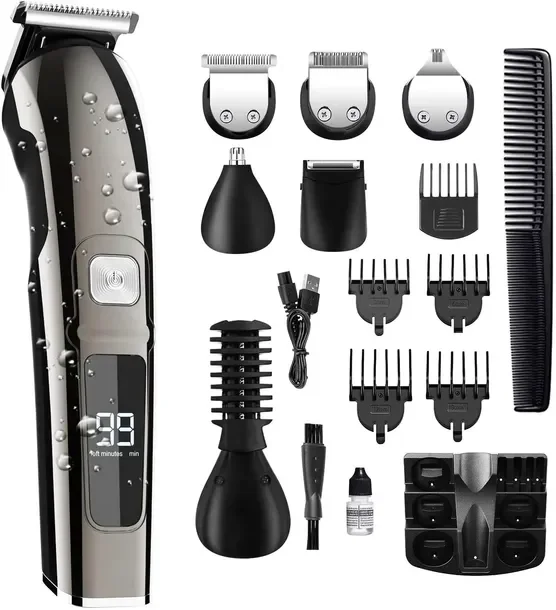 MASZYNKA DO STRZYŻENIA Etereauty FK-8688T Zestaw 11w1 do Brody Włosów