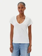 Koszulki i topy damskie - BOSS T-Shirt C_Eslane_4 50540432 Biały Slim Fit - miniaturka - grafika 1