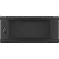 Szafy rack - Lanberg Szafa 19" 4U 600x450, czarna FLAT PACK WF01-6404-10B - miniaturka - grafika 1
