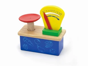 VIGA Drewniana waga sklepowa 59691 - Figurki dla dzieci - miniaturka - grafika 3