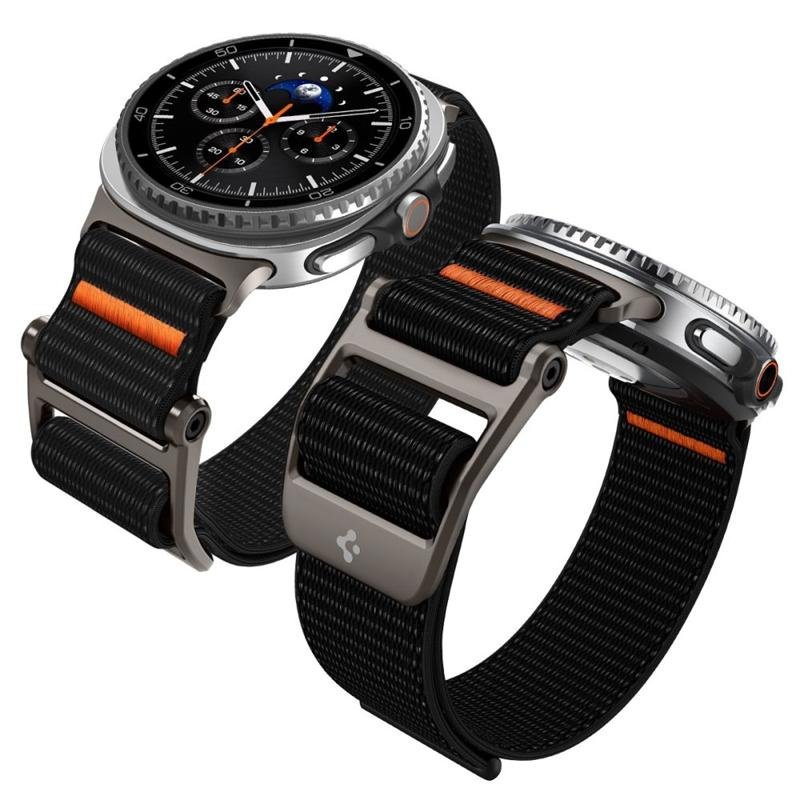 PASEK DO GALAXY WATCH 8 8 CLASSIC 40 44 46 SPIGEN ORYGINALNY CZARNY