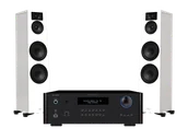 Zestawy stereo - Rotel RA 1592 MkII (czarny) + Lira 6 (biały) - miniaturka - grafika 1