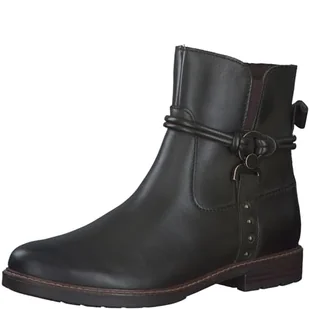 MARCO TOZZI Damskie botki Zip+Slip 2-25310-43, oliwkowy, 41 EU - Botki damskie - miniaturka - grafika 1
