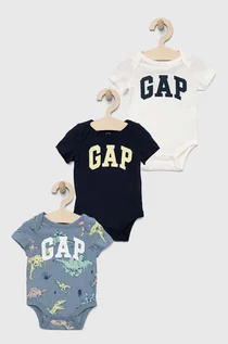 Body dla niemowląt - GAP body bawełniane niemowlęce 3-pack - Gap - grafika 1