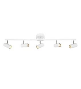 Markslojd Plafon LAMPA sufitowa BARCELONA 107352 regulowana OPRAWA listwa SPOT metalowe reflektorki tuby białe 107352 - Lampy sufitowe - miniaturka - grafika 1