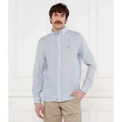 Koszule męskie - Tommy Hilfiger Lniana koszula PIGMENT DYED | Regular Fit - miniaturka - grafika 1