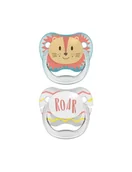 Smoczki uspokajające - Dr Brown's Smoczek Prevent Motyl 0-6m Zwierzęta niebieski - miniaturka - grafika 1