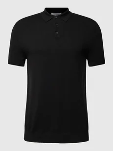 Koszulka polo z krótką listwą guzikową model ‘BERG’ - Koszulki męskie - miniaturka - grafika 1