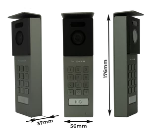 Wideodomofon Vidos X M11W + S12D FullHD 130 Podczerwień Szyfrator MicroSD - Wideodomofony - miniaturka - grafika 4