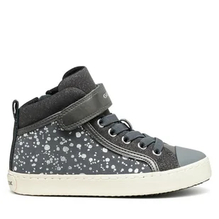 Sneakersy Geox J Kalispera J744GI 0DHAJ C9017 S Szary - Buty dla dziewczynek - miniaturka - grafika 1