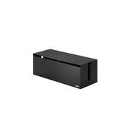 Akcesoria na biurko - Czarno-brązowy pojemnik na ładowarki YAMAZAKI Web Cable Box - miniaturka - grafika 1