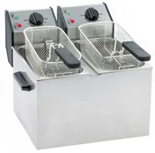 Frytownice gastronomiczne - Roller Grill Frytownica nastawna 2-komorowa 2x5 L - miniaturka - grafika 1