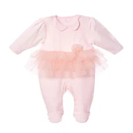 Pajacyki dla niemowląt - Pajac Simona, różowy 62 - miniaturka - grafika 1