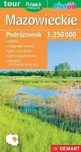 Mazowieckie. Podróżownik mapa tur. 1:250 000 - praca zbiorowa - Mapy i plansze edukacyjne - miniaturka - grafika 1