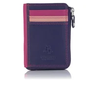 Portfele - Kolorowy portfel damski na bilon i karty Visconti RB-110 - jagodowy - miniaturka - grafika 1