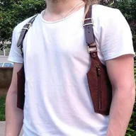Torebki damskie - Średniowieczny portfel z paskiem antykradzieżowym Kamizelka wikingów Kieszonkowa torba na telefon na ramię Podwójna torebka Ukryta torebka brązowy - miniaturka - grafika 1