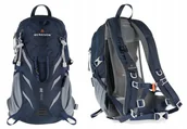 Plecaki - BERGSON LOTE 20L STYLOWY, LEKKI PLECAK Z ODDYCHAJĄCYM TYŁEM GRANATOWY - miniaturka - grafika 1