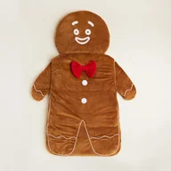 Śpiworki dla dzieci - Śpiworek Sleepover Small (135×60cm) – Świąteczny Piernik - miniaturka - grafika 1