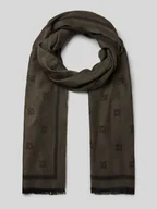 Apaszki i szaliki męskie - Szal z czystej wiskozy model ‘LASO’ - miniaturka - grafika 1