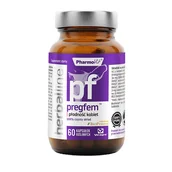 Suplementy naturalne - PHARMOVIT Pharmovit Herballine Pregfem 60 k płodność kobiet PH0047 - miniaturka - grafika 1