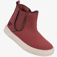 Botki damskie - Botki Dziecięce 4F Buty Na Zimę Na Zamek Czerwone 4F J4Z17-JOBDW102 Czerwony 31 - miniaturka - grafika 1
