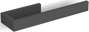 Wieszak łazienkowy na ręczniki ścienny czarny 25 cm STELLA Kobe - Wieszaki łazienkowe - miniaturka - grafika 1