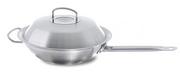 Fissler FISSLER Original-Profi Collection Wok z metalową pokrywką i długim uchwytem 30 cm 84 833 30 + 20 zł na pierwsze zakupy 84 833 30