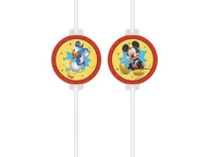 Słomki do napojów - Słomki urodzinowe Myszka Mickey - 4 szt. - miniaturka - grafika 1