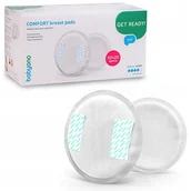 Akcesoria do karmienia - BABYONO WKŁADKI LAKTACYJNE COMFORT BIAŁE 50 + 20 ULTRACHŁONNE ODDYCHAJĄCE - miniaturka - grafika 1