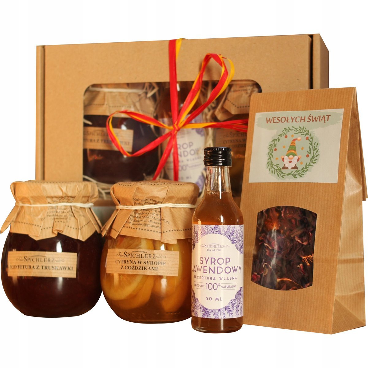PREZENT NA ŚWIĘTA GWIAZDKĘ MIKOŁAJKI KOSZ PREZENTOWY ŚWIĄTECZNY UPOMINEK