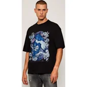 Koszulki męskie - HUGO T-shirt Difluro | Oversize fit - miniaturka - grafika 1