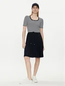 Sukienki - Tommy Hilfiger Sukienka letnia WW0WW42467 Granatowy Regular Fit - miniaturka - grafika 1