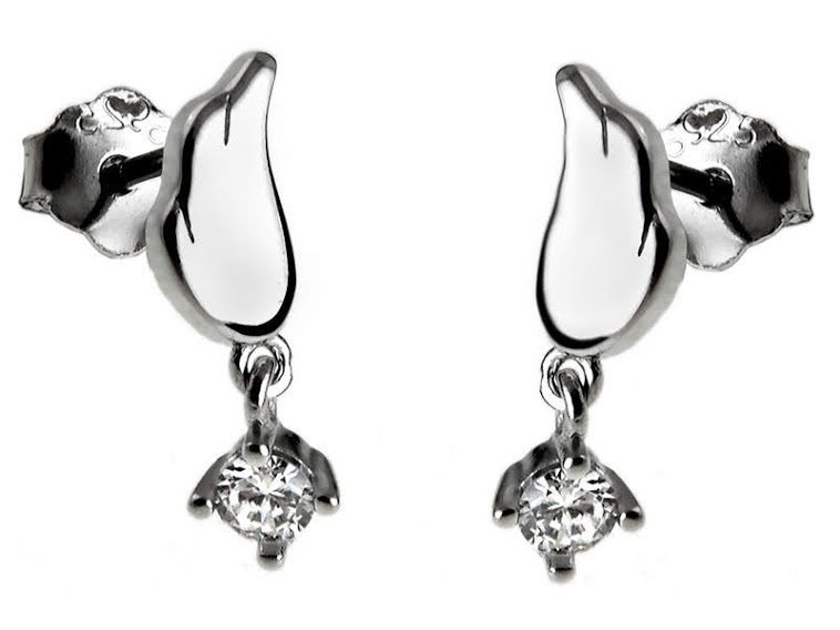 KOLCZYKI SREBRNE SKRZYDŁA WINGS SKRZYDEŁKA k2243 - 0,8g.