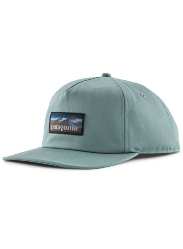 Czapka z daszkiem Patagonia Boardshort Label Funfarer Cap - blue sage