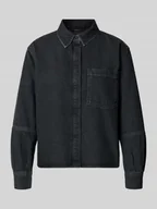 Koszule damskie - Bluzka koszulowa z materiału stylizowanego na denim model 'Femori' - miniaturka - grafika 1
