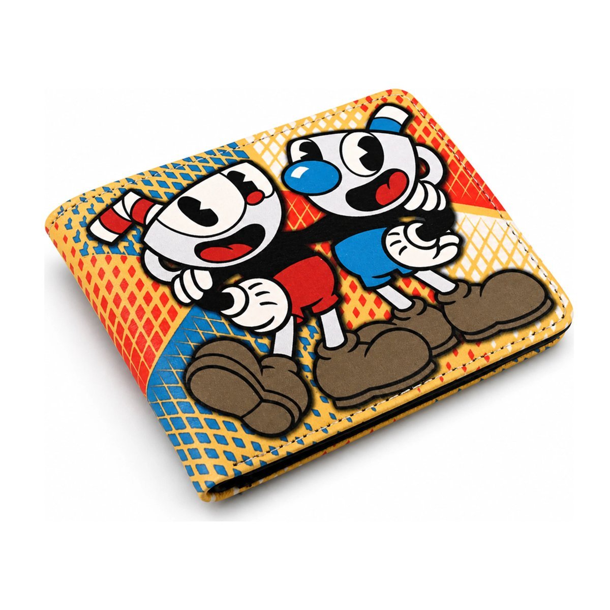 Mug Man 13 cm Eko-Skóra Portfel Gamingowy Cuphead