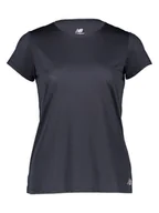 Koszulki sportowe damskie - New Balance Koszulka "Core" w kolorze granatowym do biegania - miniaturka - grafika 1
