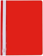 Teczki i skoroszyty - Biurfol Skoroszyt sztywny A4/PCV czerwony - miniaturka - grafika 1