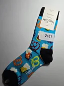 Skarpetki męskie - Kolorowe skarpety Happy Socks unisex rozmiar 36-40 (2161) - miniaturka - grafika 1