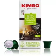 Kawa w kapsułkach i saszetkach - Kimbo Espresso Bio 10 kapsułek Nespresso KIM.NESPR.BIO.10 - miniaturka - grafika 1