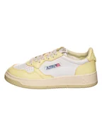 Trampki damskie - AUTRY Skórzane sneakersy "Autry" w kolorze biało-żółtym - miniaturka - grafika 1