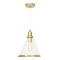 Lampy sufitowe - Lampa wisząca mosiężna nowoczesna Feroli LDP 1207-1 (MD) Lumina Deco - miniaturka - grafika 1
